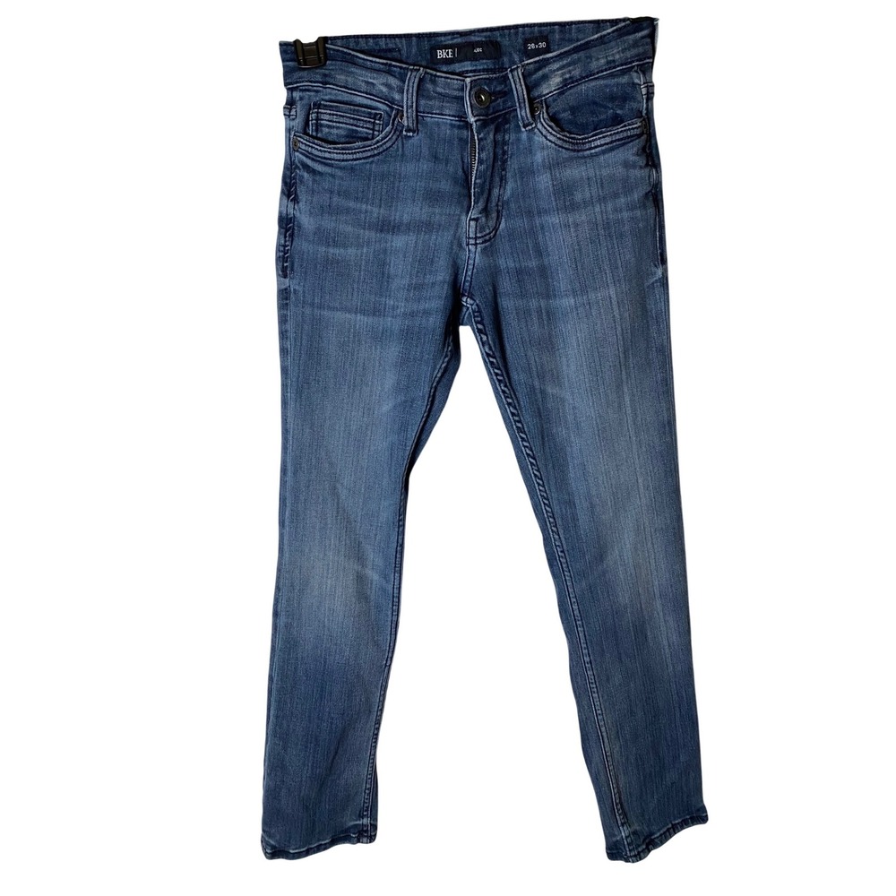 BKE Alec Slim‎ Fit Jeans Mens 28x30 Medium Wash Stretch Denim Blue Pants
